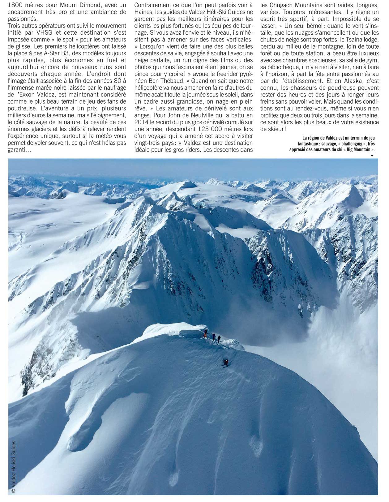 Skieur Magazine n°155 - Alaska, Valdez le rêve absolu, page 2