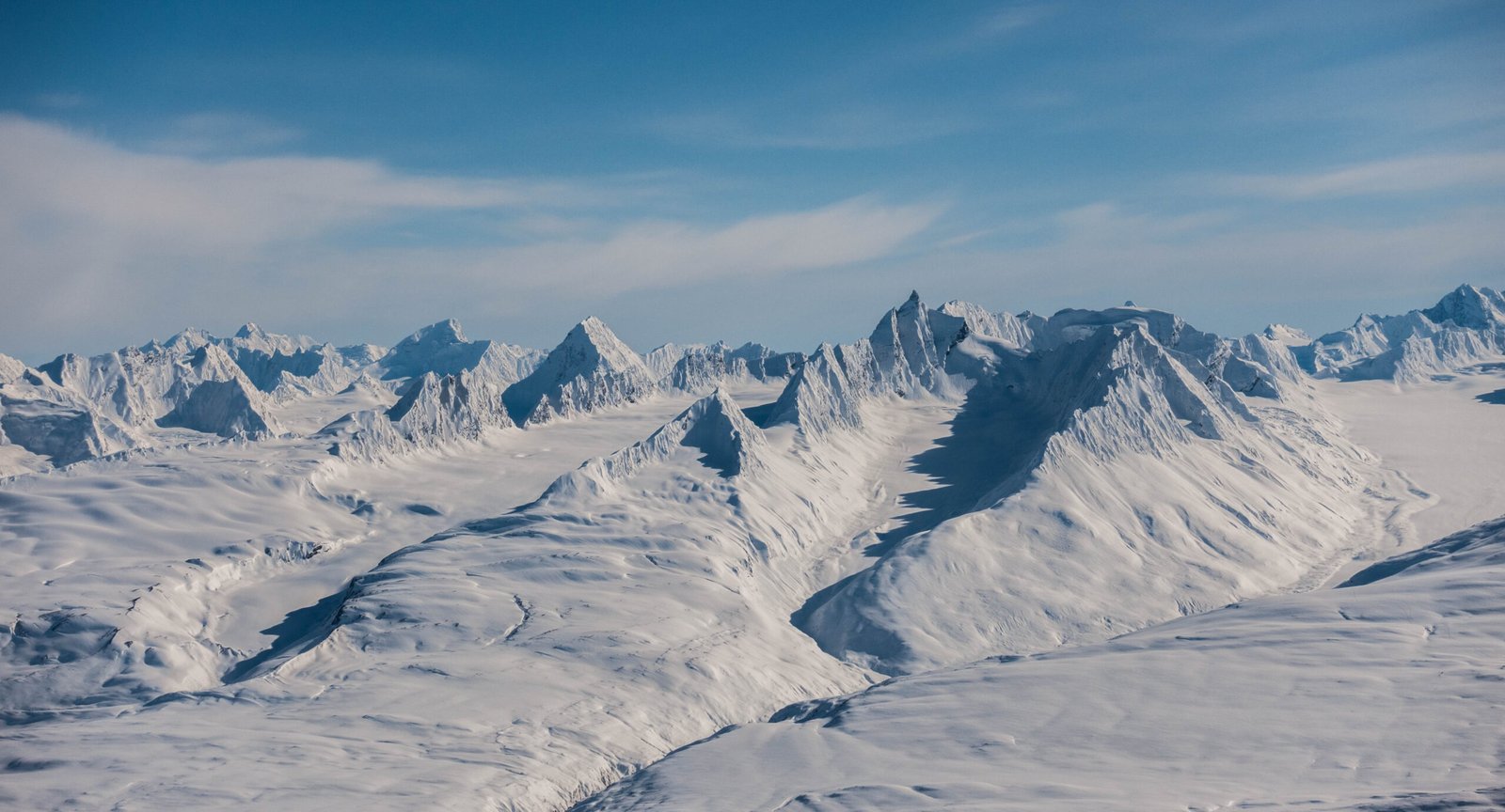 Pristine glaciers and peaks of the Chugach Mountains, the landscape VHSG works to protect